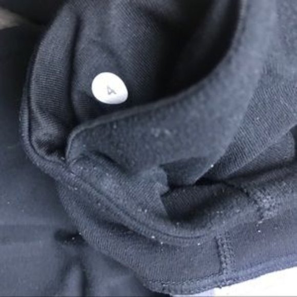 LULULEMON Black Cropped Leggings Multicolor Band - Picture 5 of 5